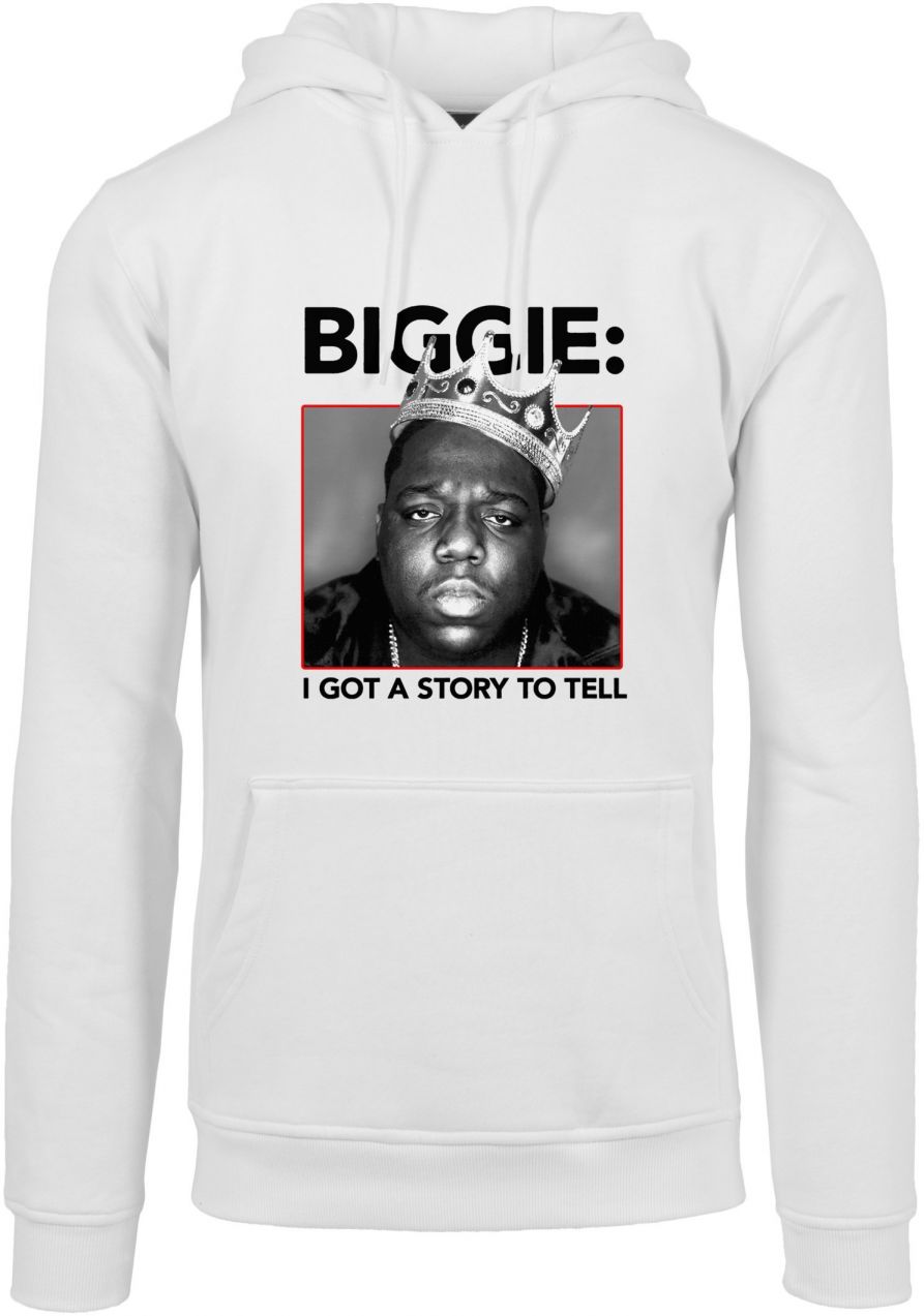 Biggie Crown Hoody White