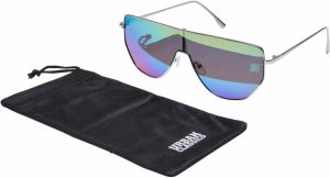 Palm Springs Sunglasses Silver/Rainbow