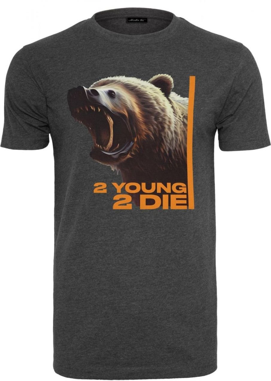 2 Young 2 Die Tee Charcoal
