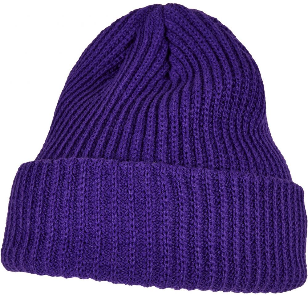 Rib Beanie purple