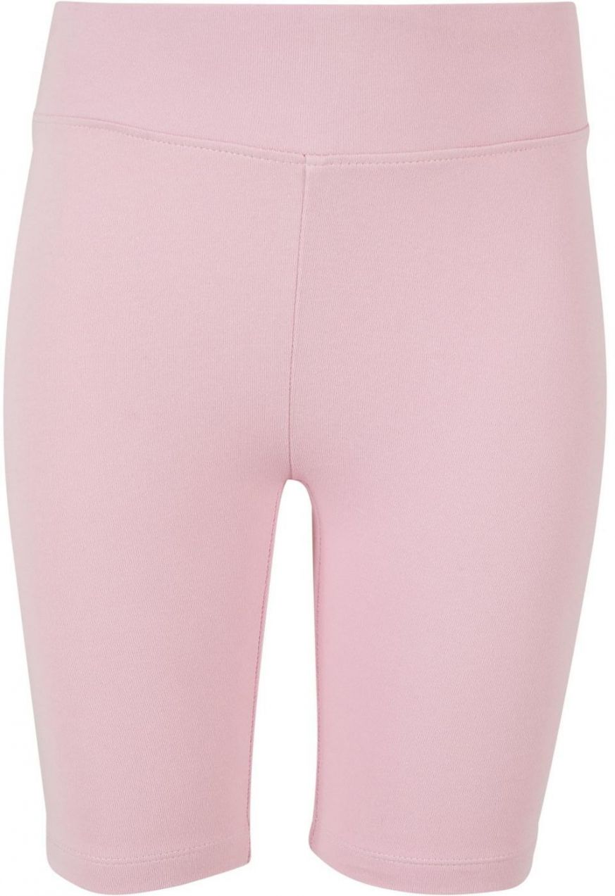 High-waisted shorts for girls, pink for girls