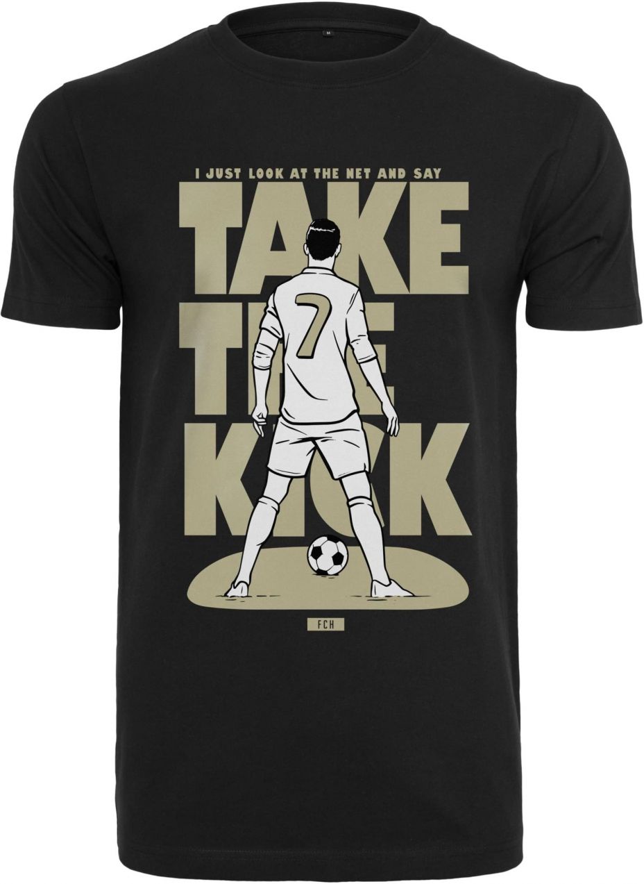 Soccer Balls Coming Home Take the Kick Tee Black