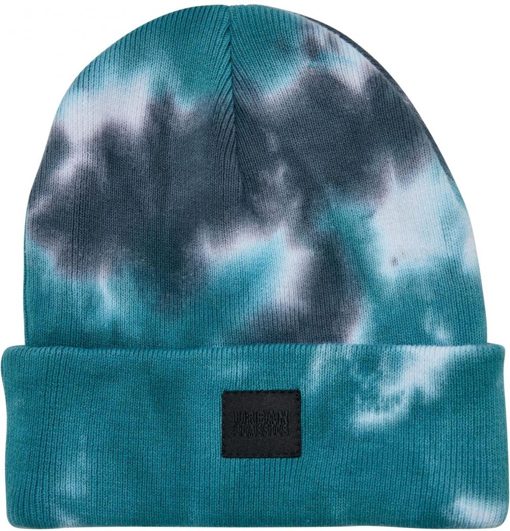 Children's Dye Beanie Grey/Green-Green