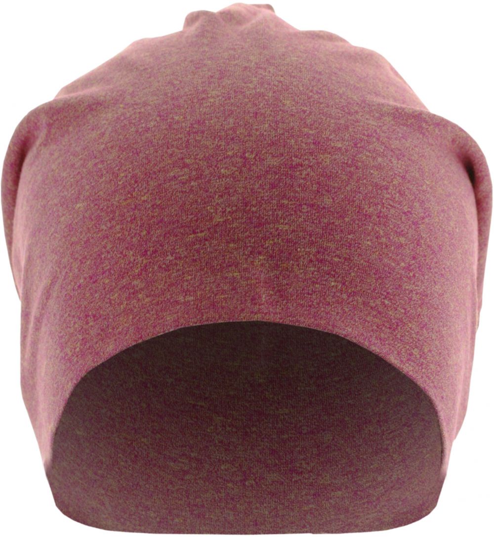 Heather Jersey Beanie Purple