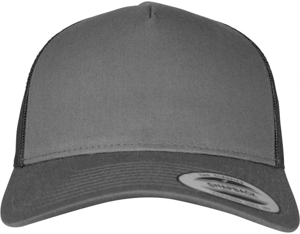 5-Panel Retro Trucker Cap Charcoal