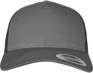 5-Panel Retro Trucker Cap Charcoal