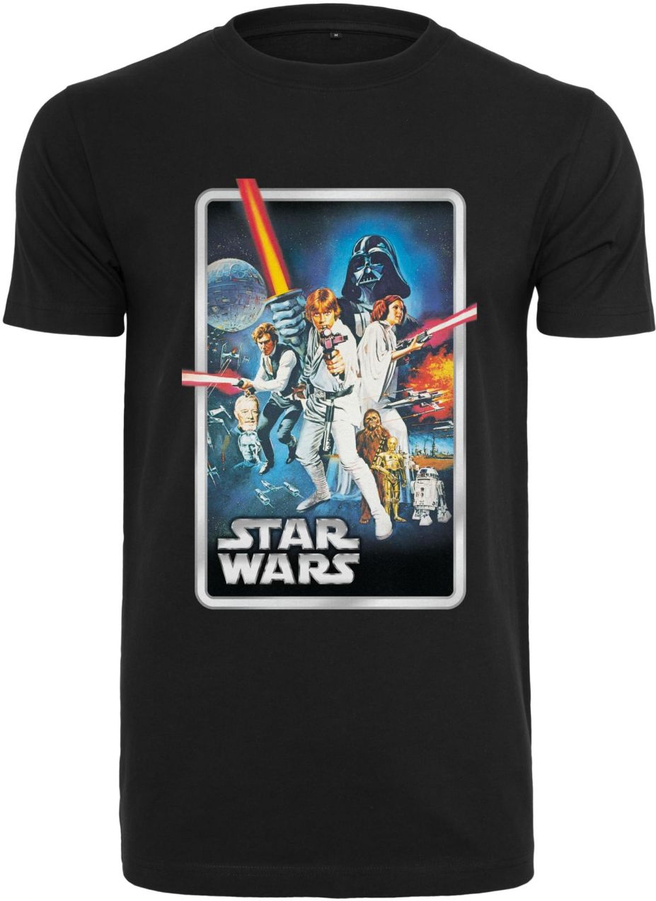 Black T-shirt with Star Wars poster