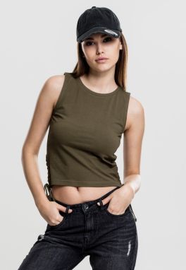 Women's lace olive top