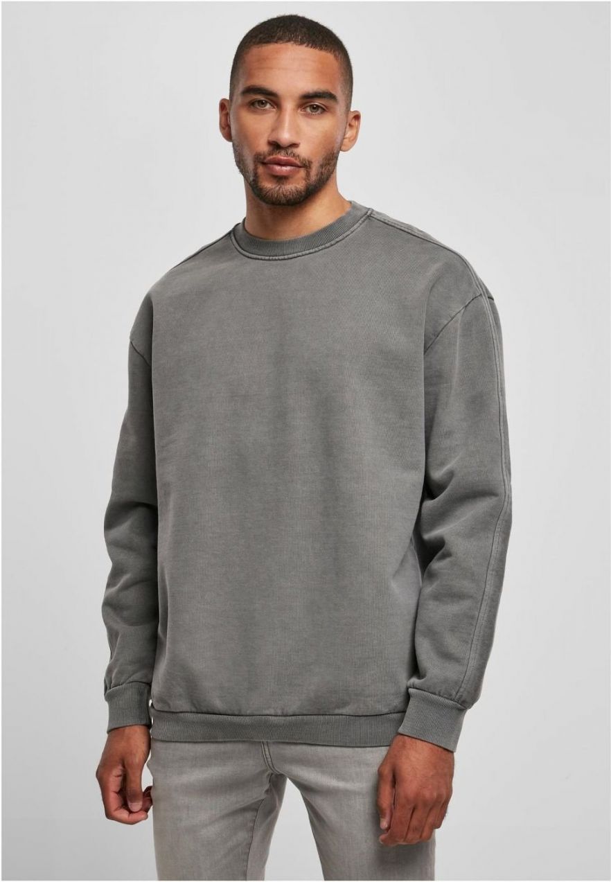 Dark Shadow Heavy Terry Garment Dye Crew