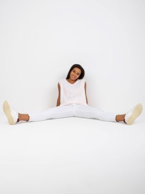 White and pink cotton top of larger size
