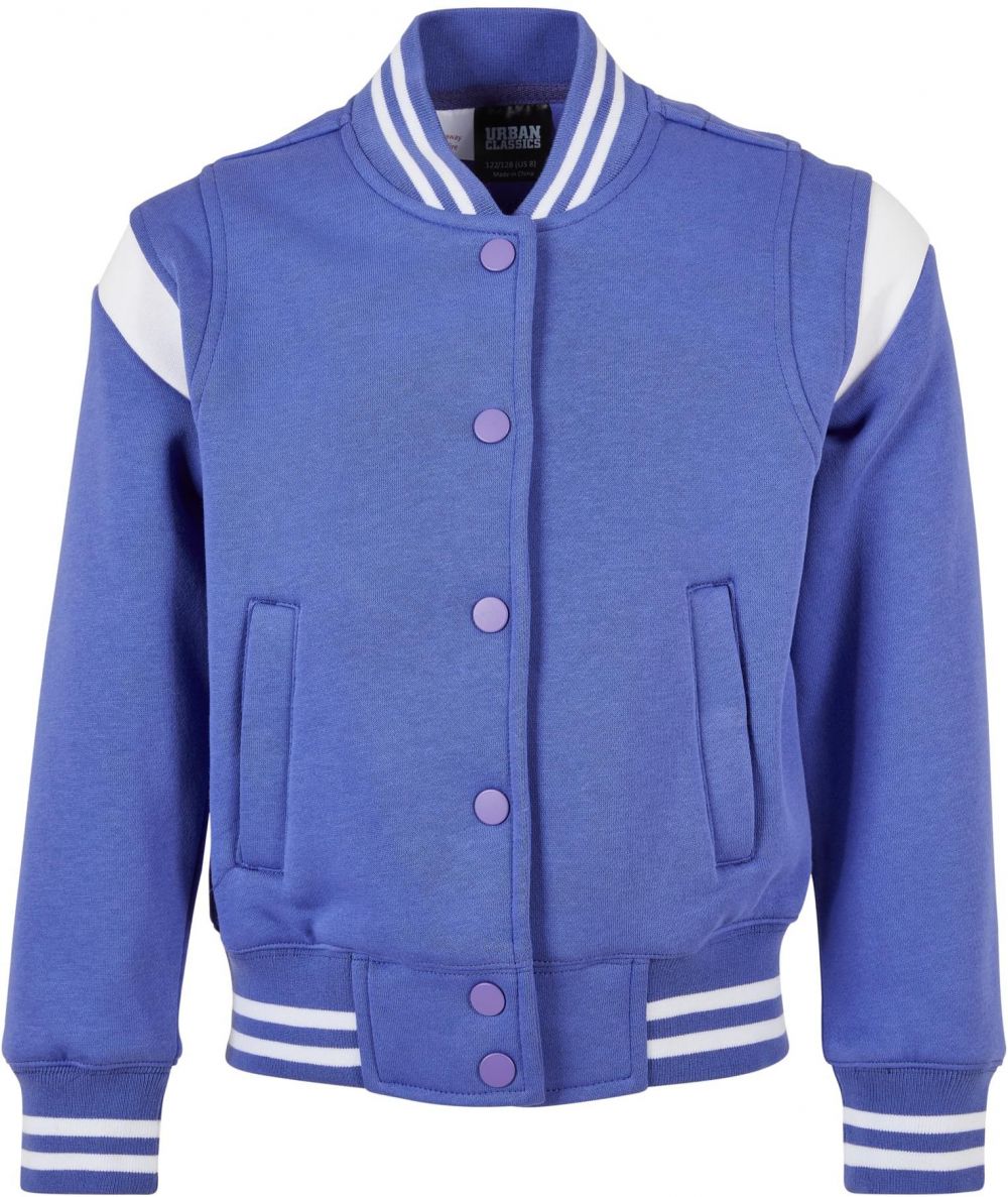 Inset College Sweat Jacket purpleday/white
