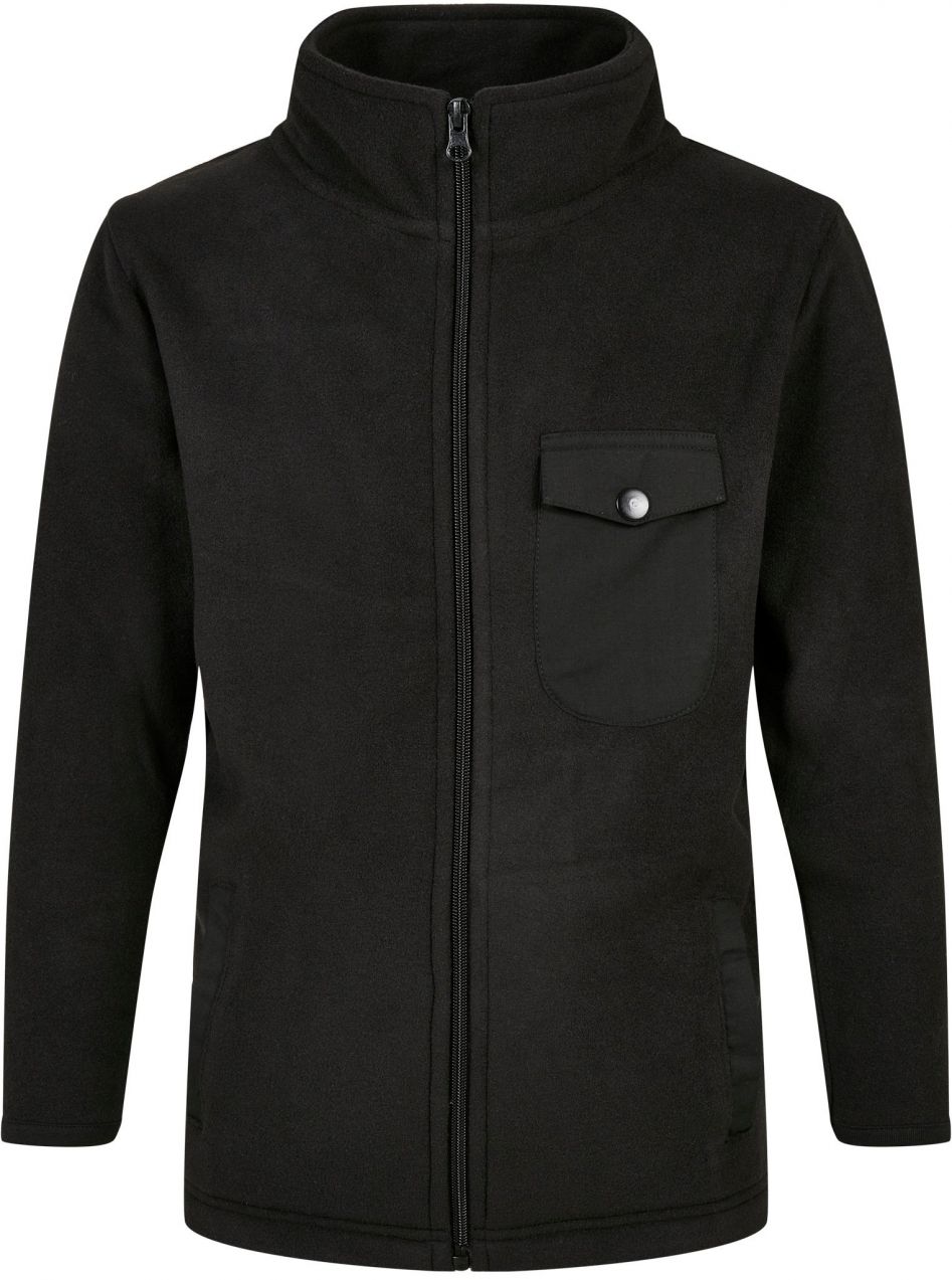 Polar Fleece Track Jacket for Boys Black