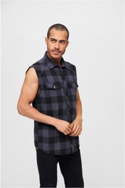 Sleeveless shirt black/grey