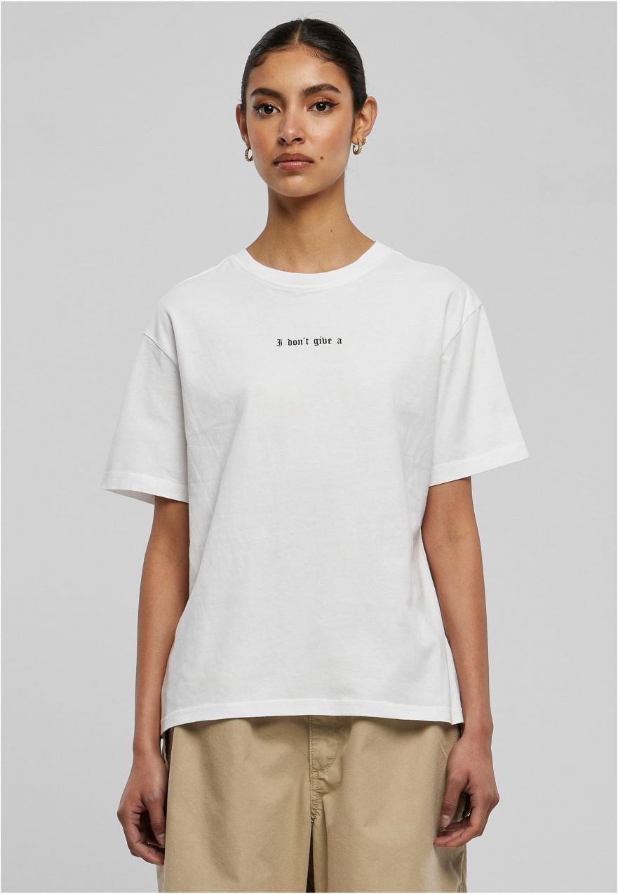 I don't put a white T-shirt