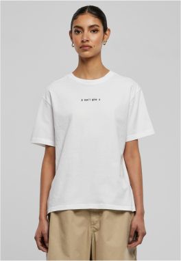 I don't put a white T-shirt