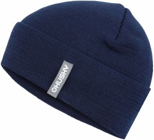 Children's merino hat HUSKY Merhat 6 dark blue