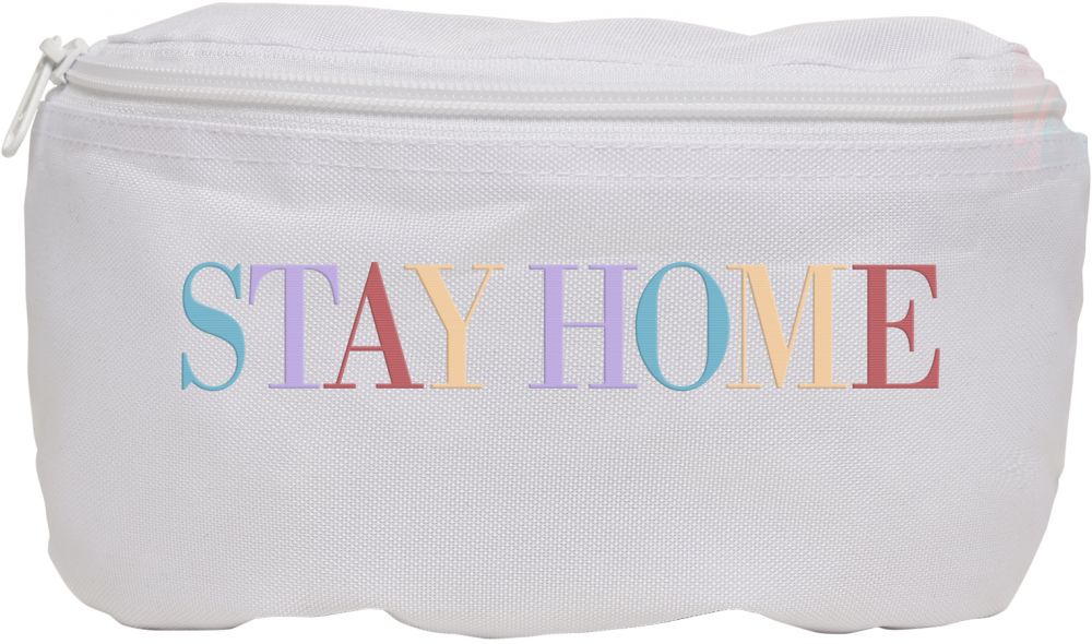 Stay Home Hip Bag White