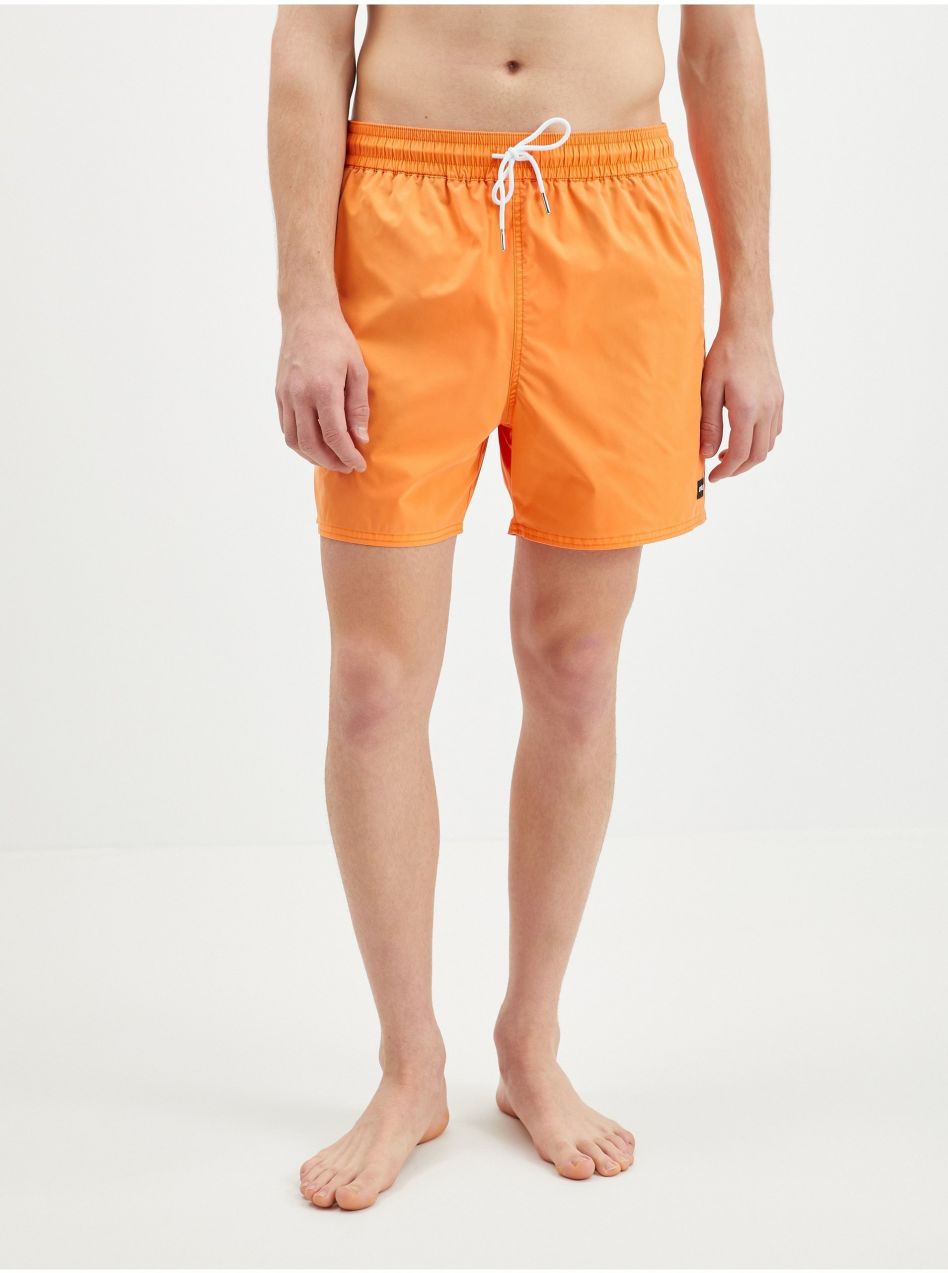 Oranžové pánske kraťasy Oakley