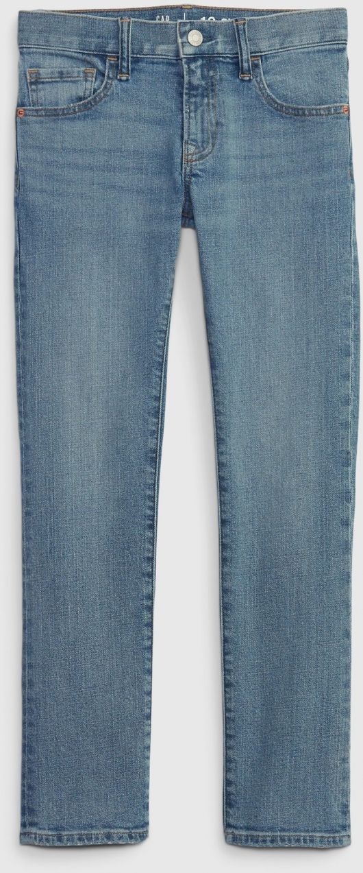 Modré chlapčenské slim fit džínsy Gap
