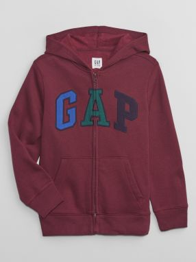 Vínová chlapčenská mikina Gap