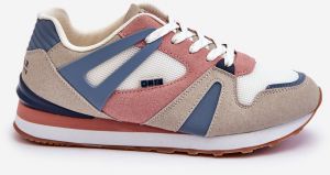 Comfortable Women Sneakers Memory Foam Big Star LL274951 Blue