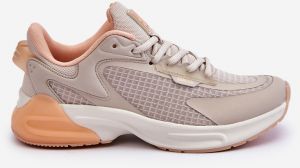 Comfortable Sports Shoes Memory Foam System Big Star LL274336 Beige