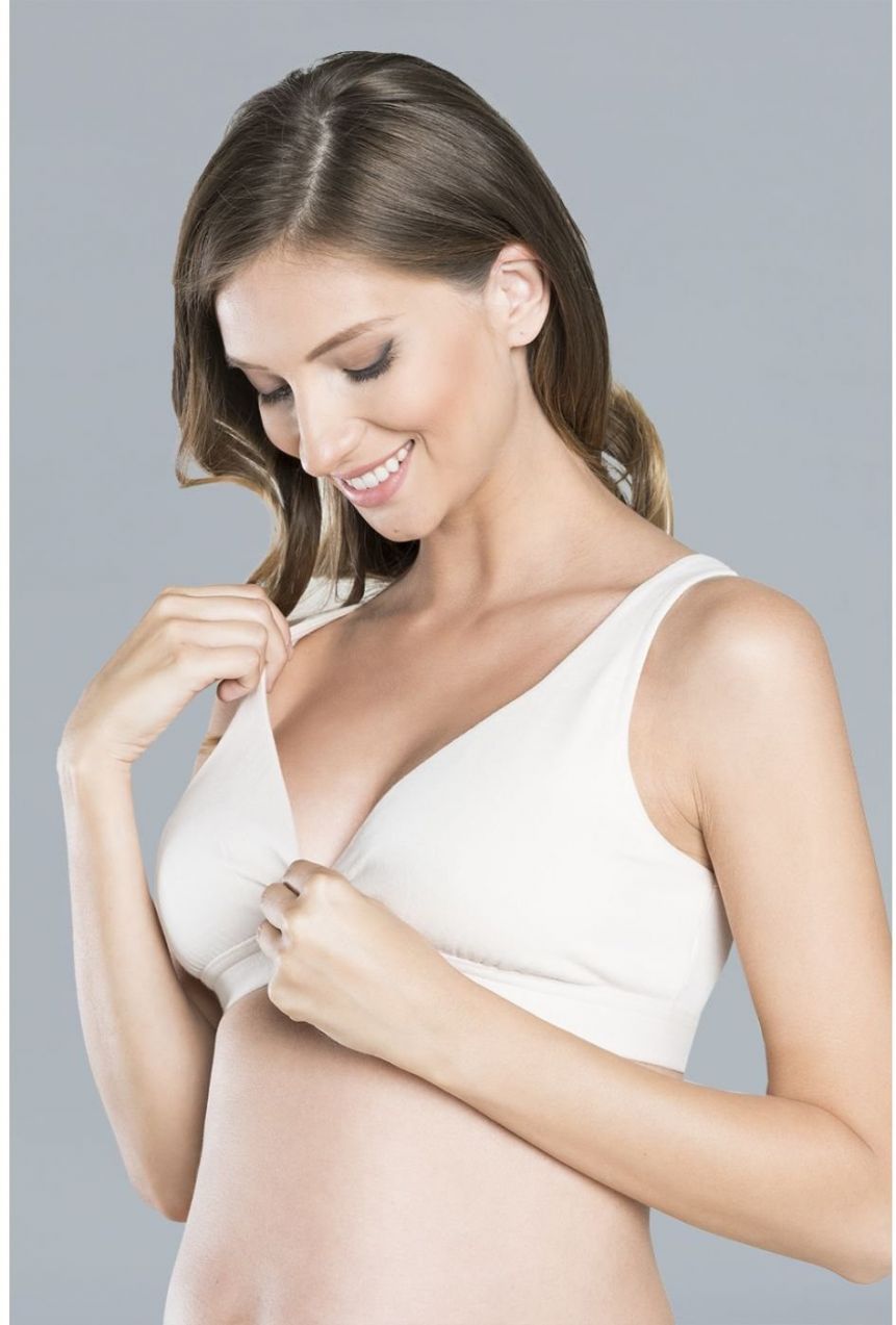 Lux nursing bra - powder