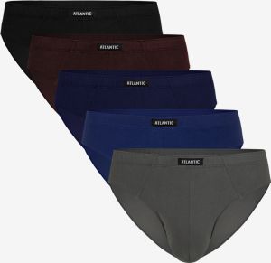 Klasické pánske slipy ATLANTIC 5Pack - viacfarebné