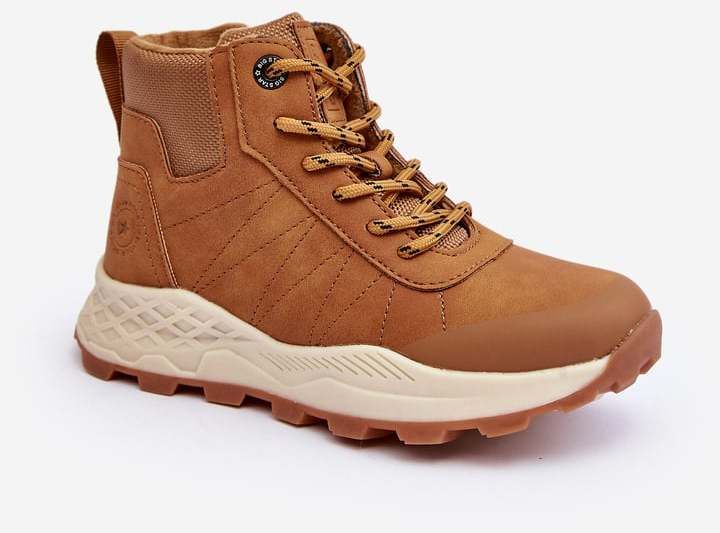 Children's Insulated Hiking Trekking Shoes Camel Big Star
