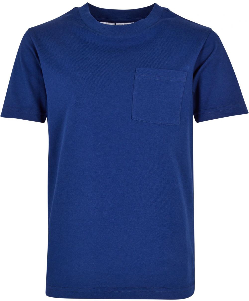 Boys' Organic Basic Pocket T-Shirt spaceblue