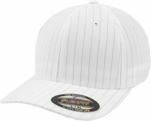 Flexfit Pinstripe biela/tmavomodrá
