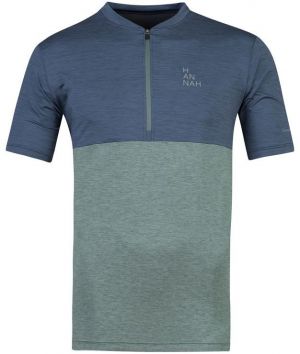 Men's functional T-shirt Hannah SANVI india ink mel/dark forest mel