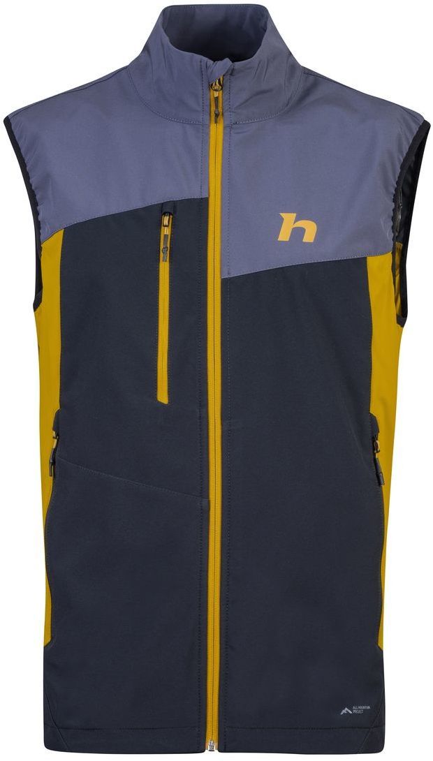 Pánska softshellová vesta Hannah CARSTEN VEST india ink/golden palm