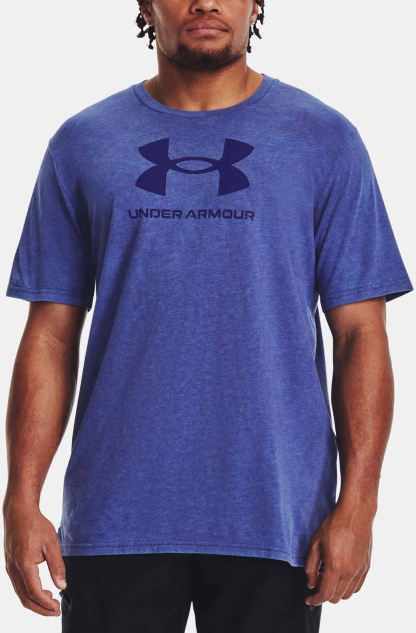 Tričko Under Armour UA WASH TONAL SPORTSTYLE SS-BLU