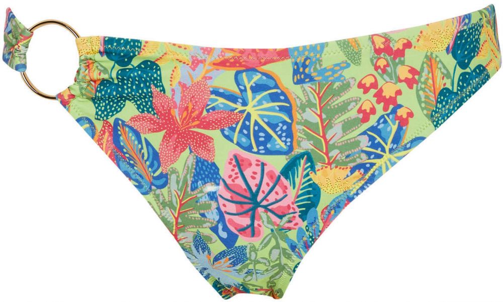 DEFACTO Fall In Love Regular Fit Tropical Patterned Bikini Bottoms