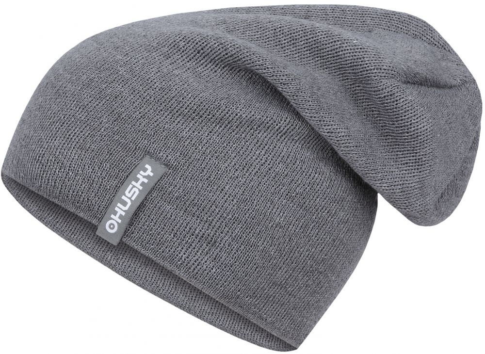 Men's merino hat HUSKY Merhat 2 light grey