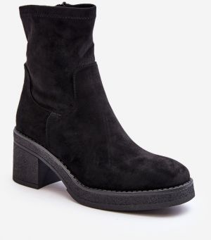 Women's ankle boots black Argastis