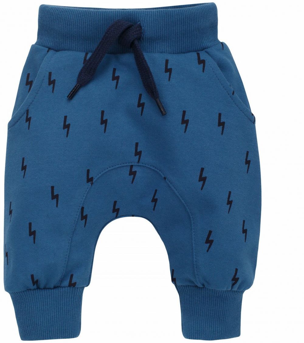Pinokio Kids's Orange Flip Joggers Navy Blue