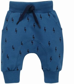 Pinokio Kids's Orange Flip Joggers Navy Blue