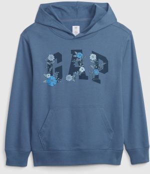 Modrá detská mikina s kapucňou GAP