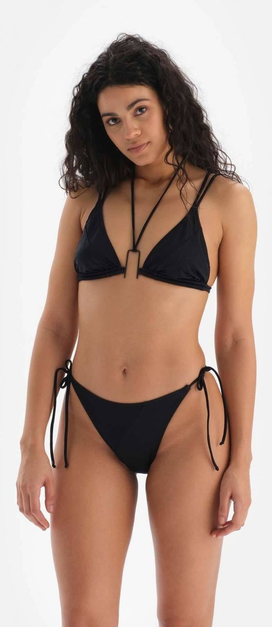 Dagi Čierne špagety bikiny spodná časť