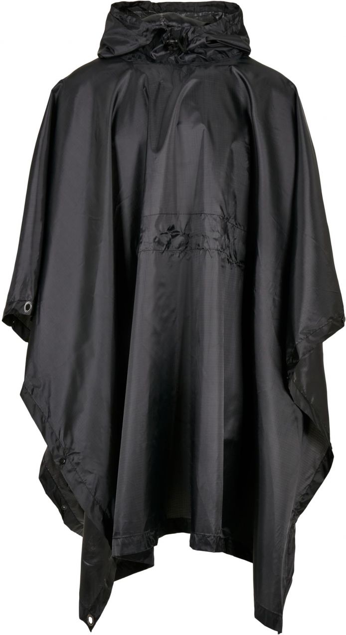 Ripstop poncho - black