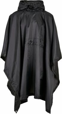 Ripstop poncho - black