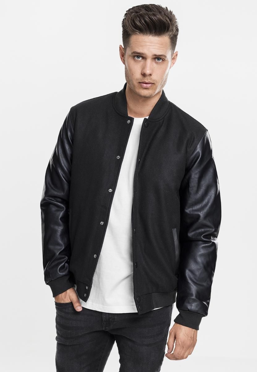 Oldschool College Jacket blk/blk