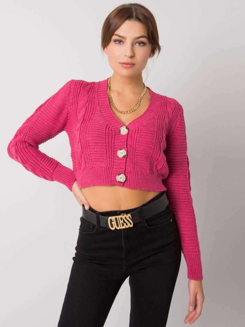 Pink cardigan by Aristide RUE PARIS