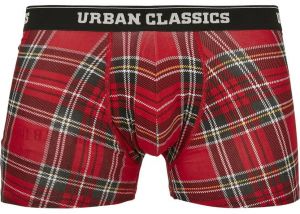 Boxer shorts 3-pack red plaid aop+moose aop+blk