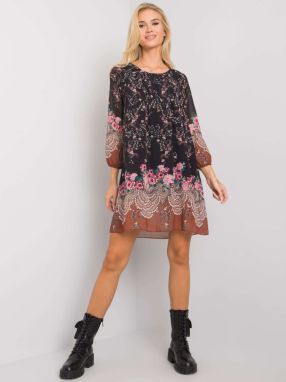 Black dress with patterns by Tristan OCH BELLA