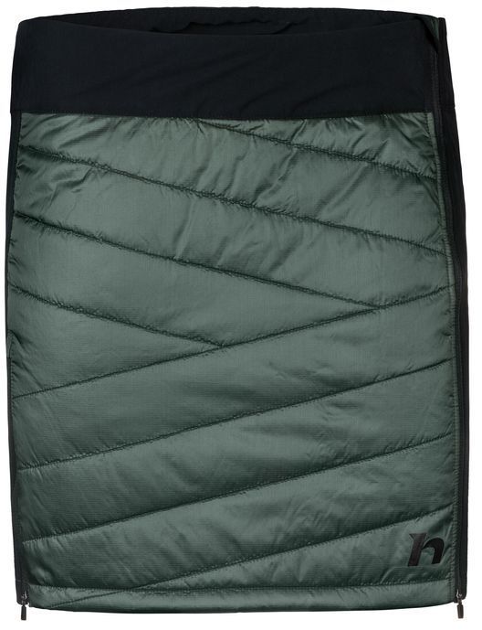 Women's insulated quilted skirt Hannah ALLY dark forest/anthracite