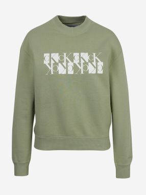 Mikina Mirrored Monogram Cr Calvin Klein Jeans
