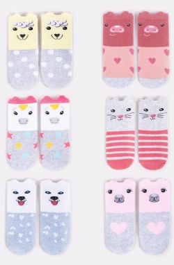 Yoclub Kids's 6Pack Socks SKA-0065G-000I-001